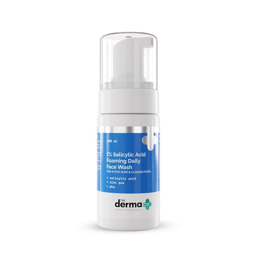The Derma Co 1% Salicylic Acid Foaming Daily Face Wash 100ml